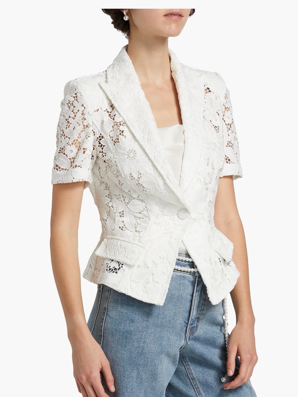 Generation Love Melbourne short sleeve lace blazer women's size xxl NWT - Picture 6 of 16
